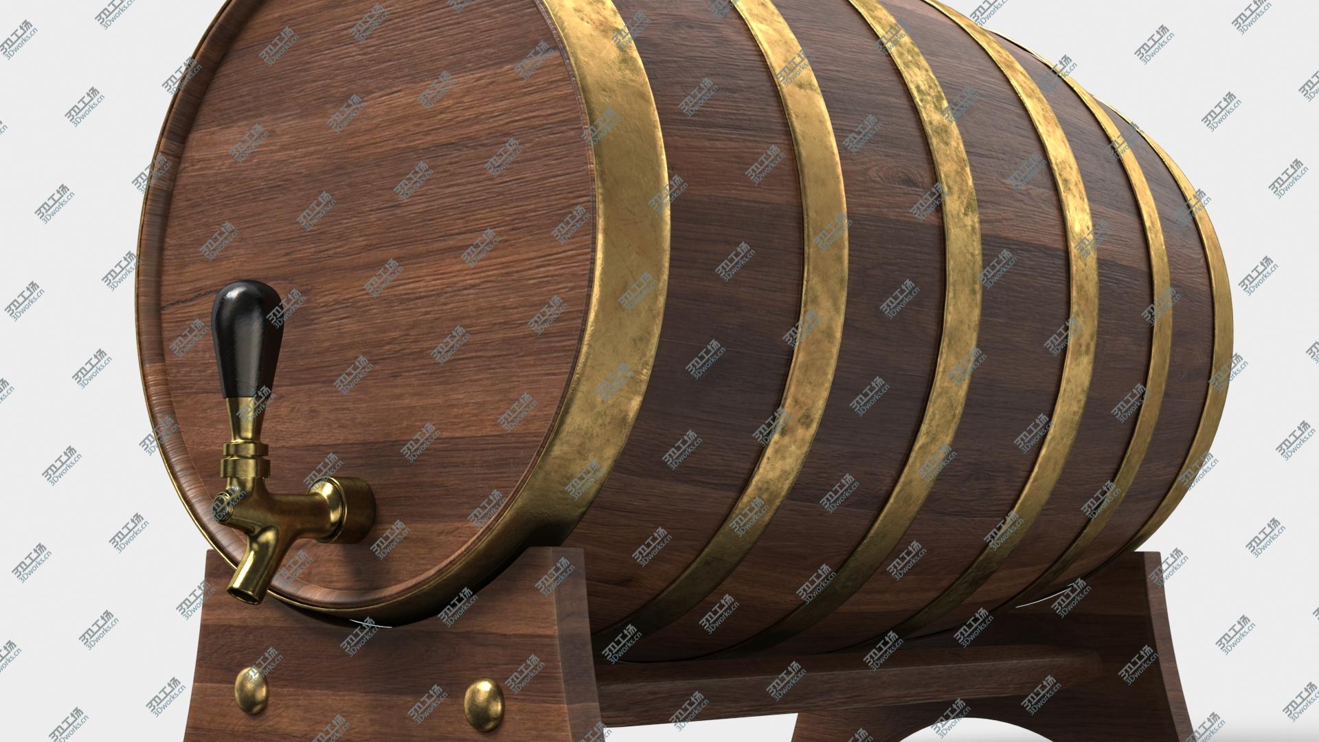 images/goods_img/202105074/Whiskey Barrel Walnut Brass 3D model/5.jpg